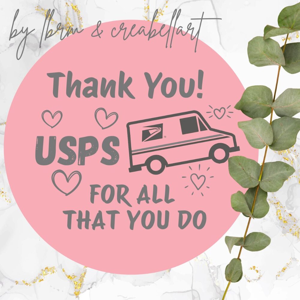 100 Thank you STICKERS - USPS - Picture 3 of 7